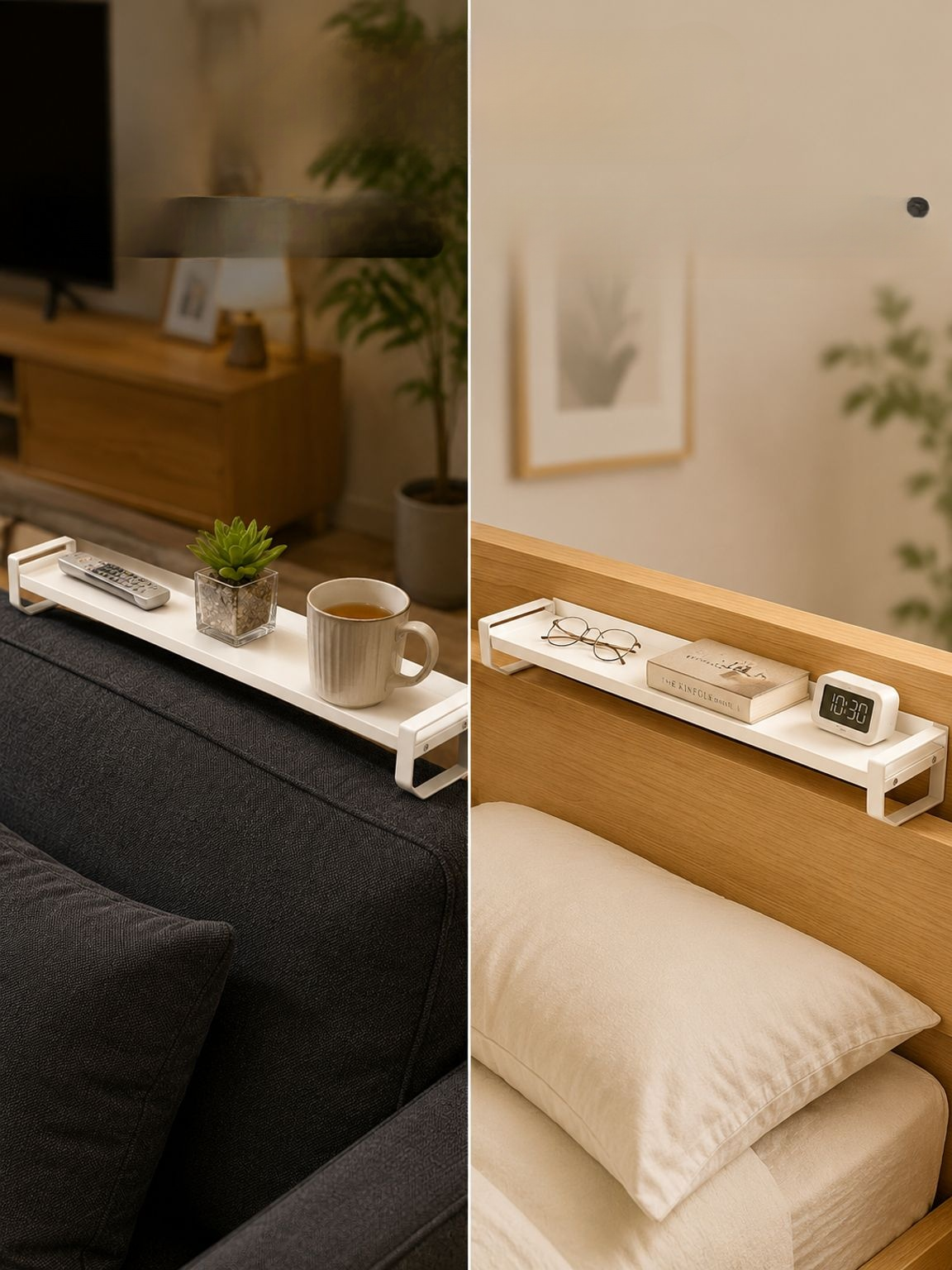 Display shelf for books, decor, and daily accessories