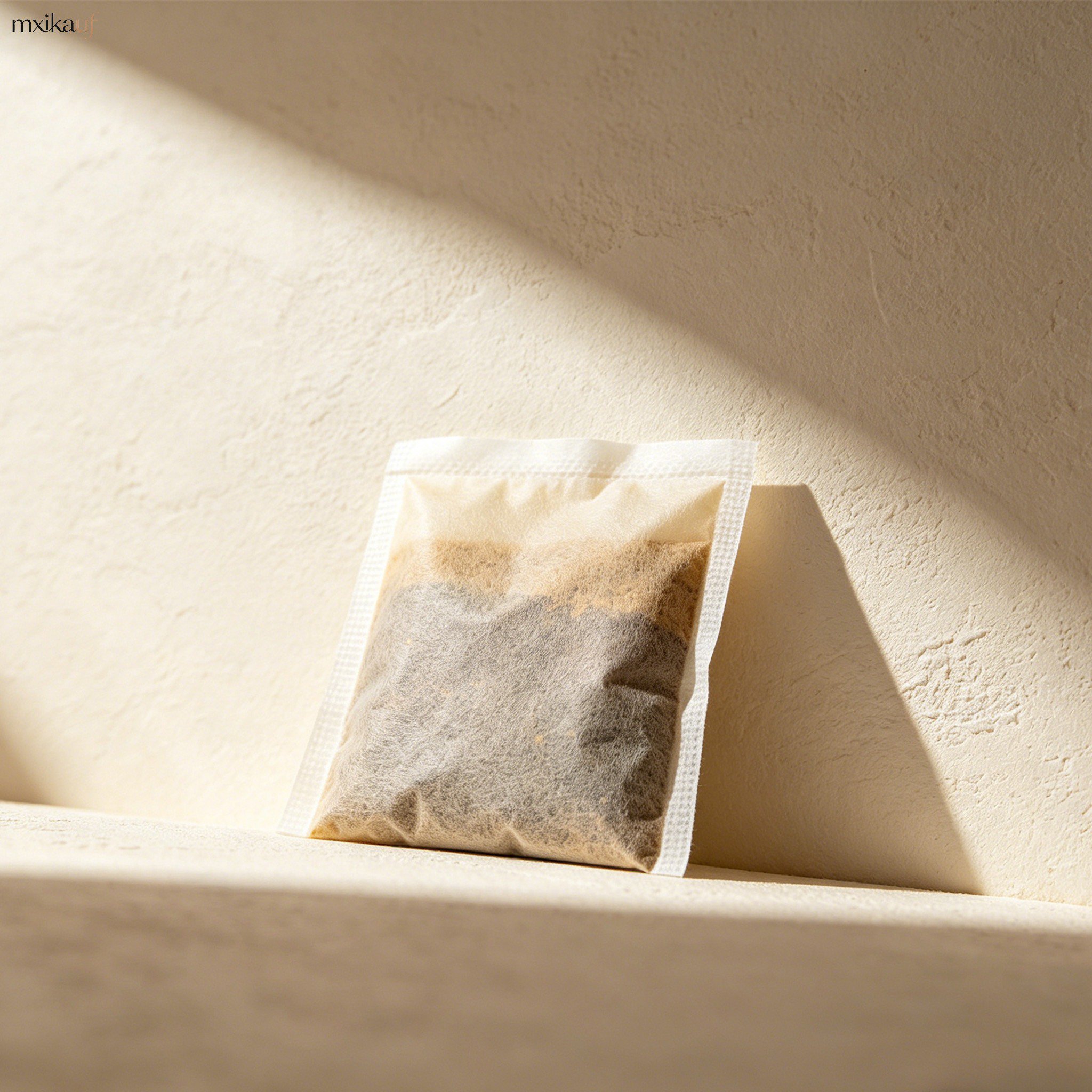 Close-up of natural herbs used in foot bath packs