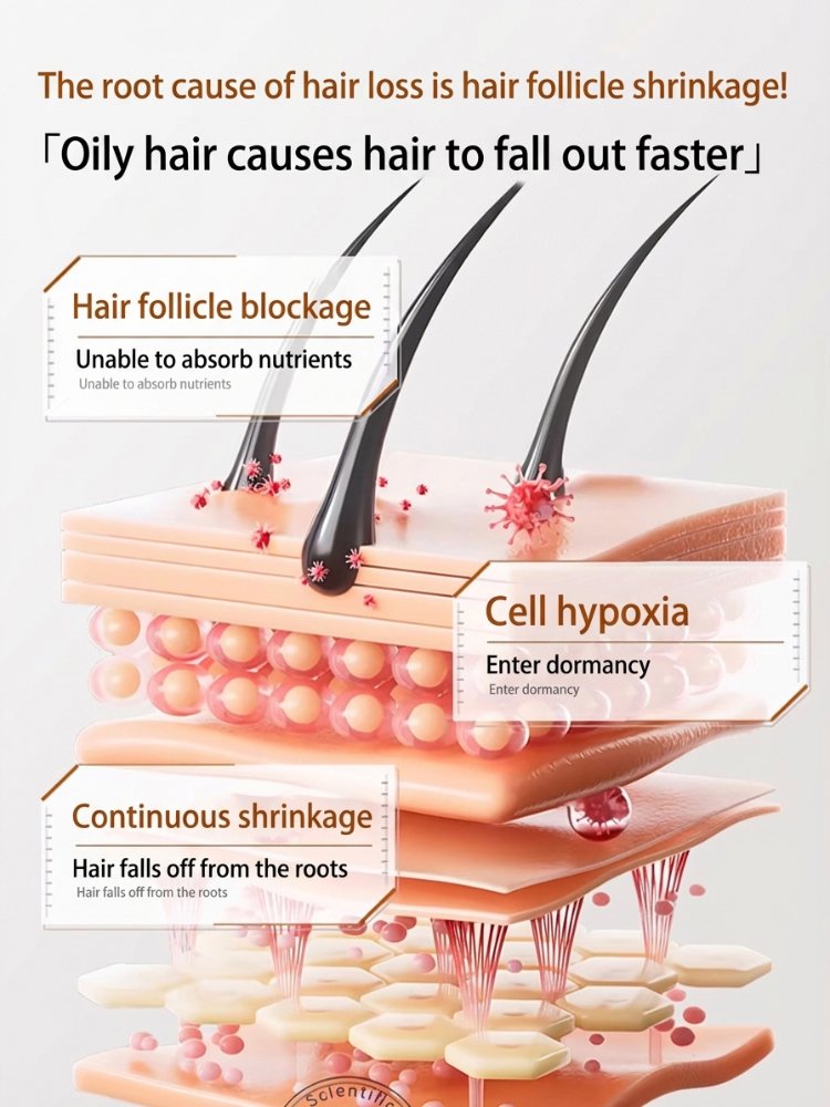 【Reversing Gray Hair】Ginseng Root and Arborvitae Leaf Shampoo