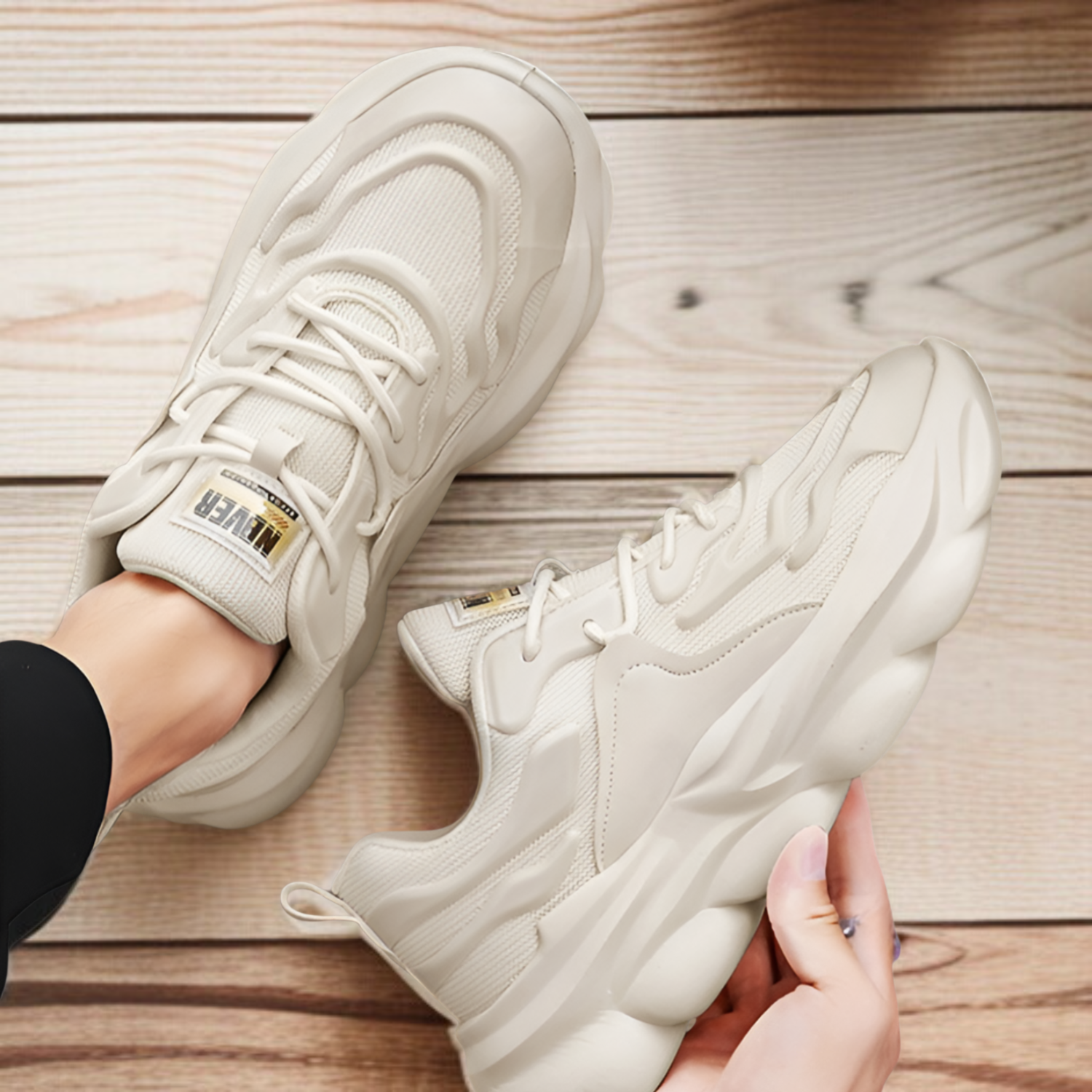 新しいオールマッチメンズシューズ、春  のカジュアルランニングシューズ、スポーツシューズ、通気性のあるメンズスポーツシューズ、軽量厚底スポーツシューズ、身長を高く見せるトレンドのダッドシューズ