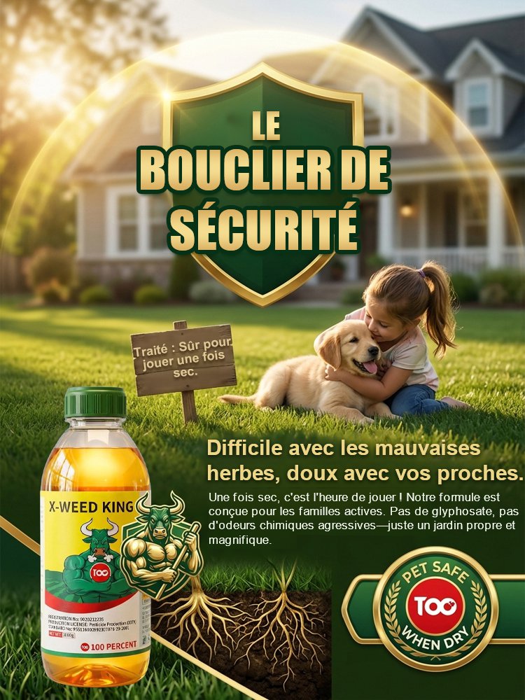 Désherbant Ultra-Concentré |Formule Française | Efficacité 5 Ans | Certifié EFSA ️