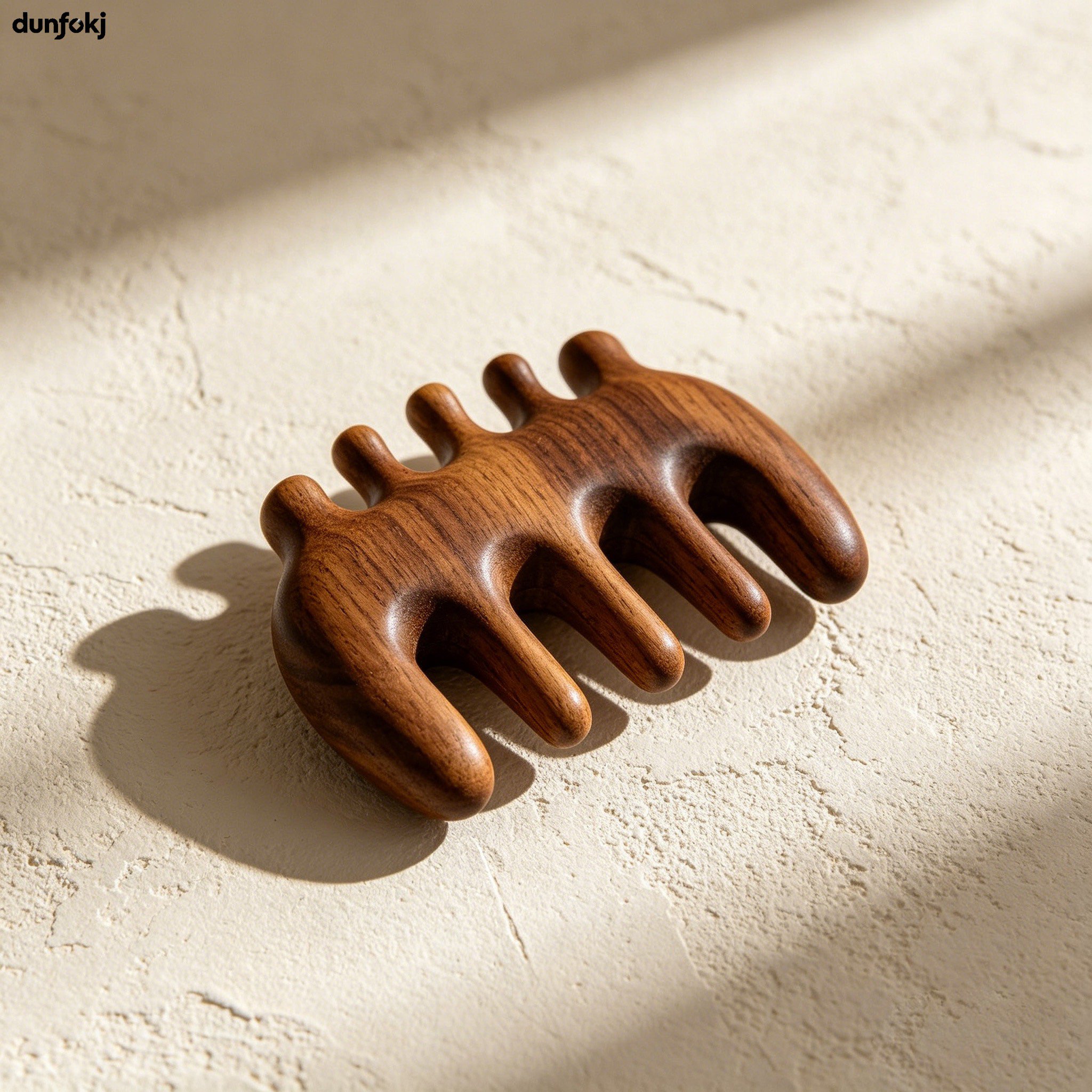 Eco-friendly wooden comb for hair care