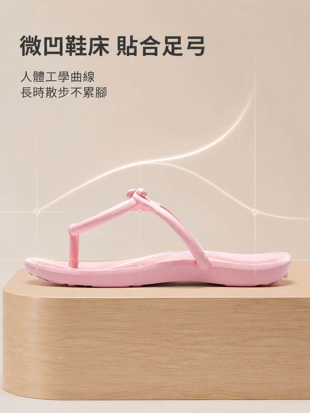 男士旅行便攜折疊夾腳拖鞋，夏日家用防滑浴室涼拖