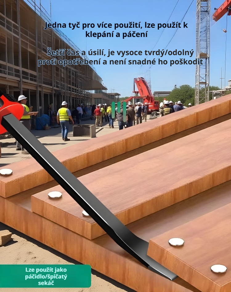 Páčidlo na demontáž pneumatik v akci v autoservisu