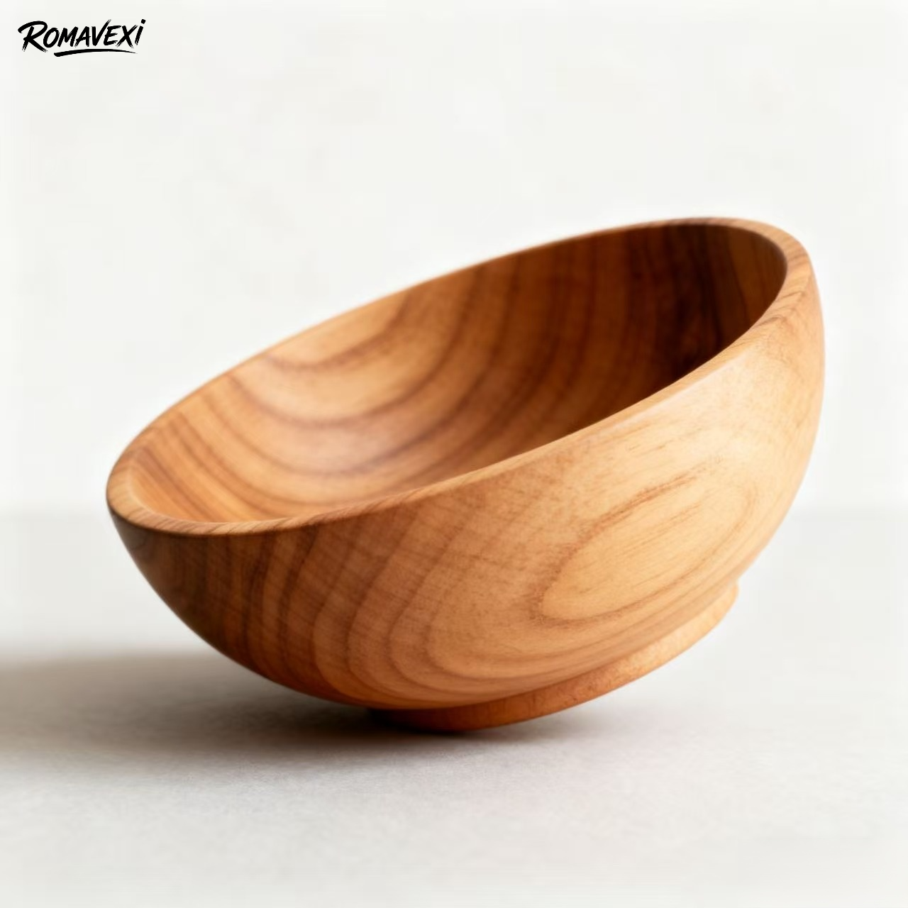 大人と子供用の木製ボウル。割れにくく、やけどに強い。家庭用や赤ちゃん用に最適（5個）