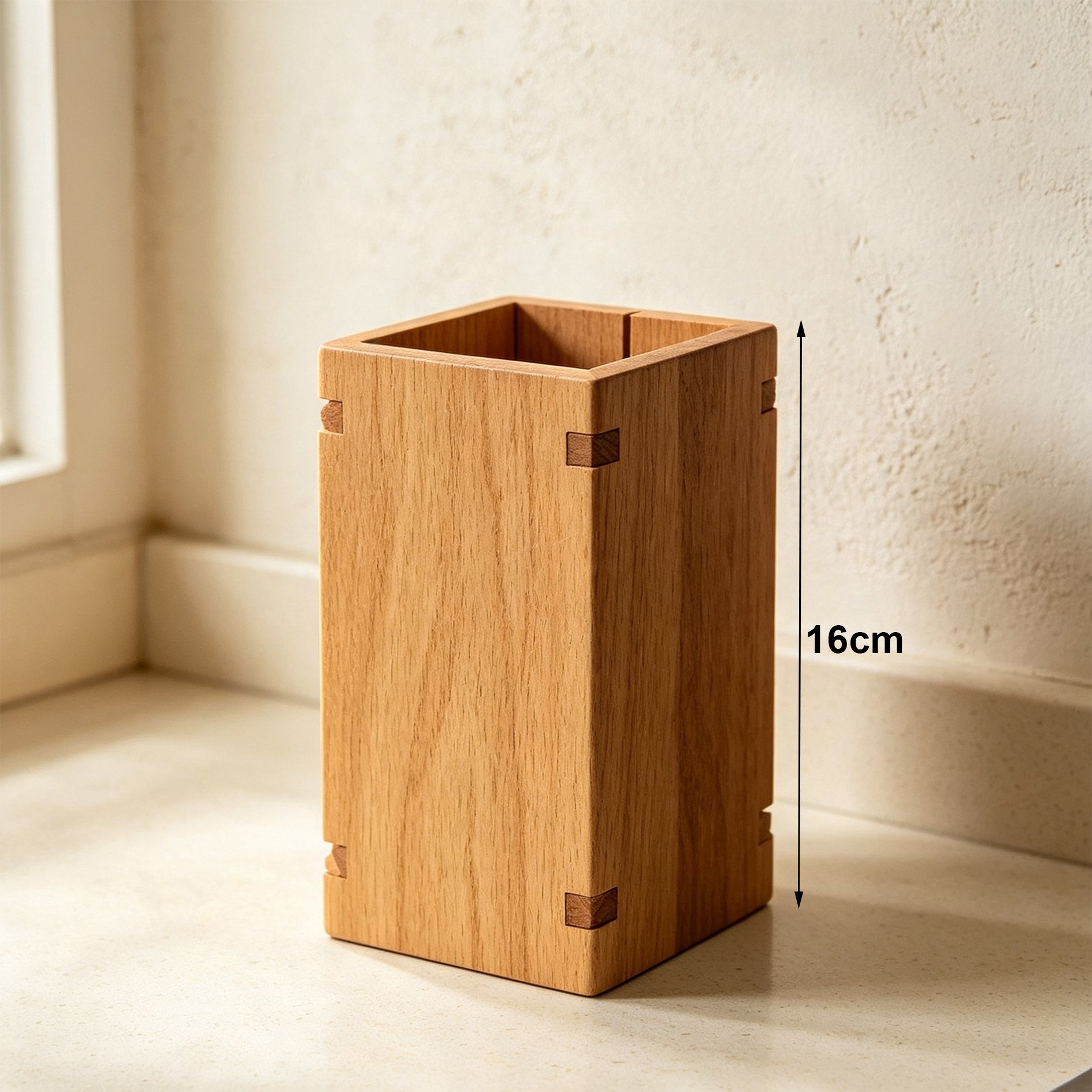 Elegant wooden chopstick holders made from premium oak wood
