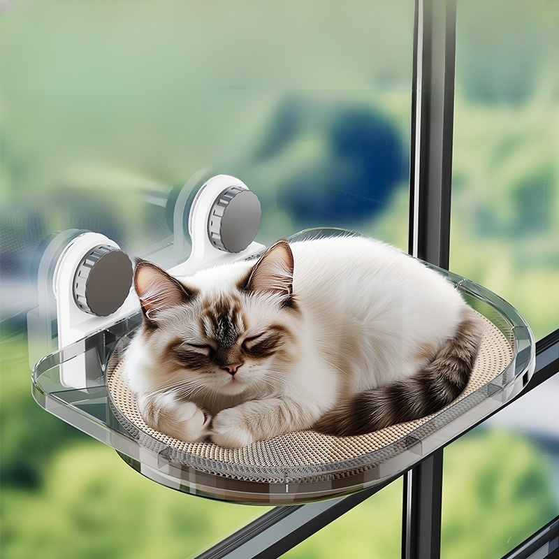 Katzenbett mit Saugnapfbefestigung