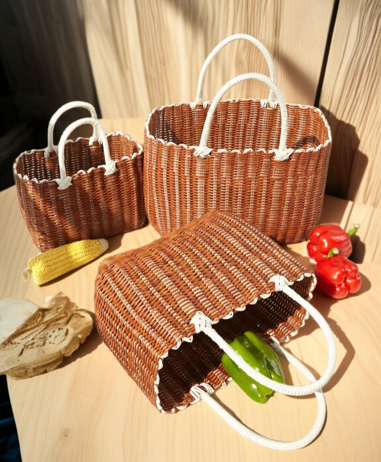 Praktischer Aufnahmekörb für Lebensmittel