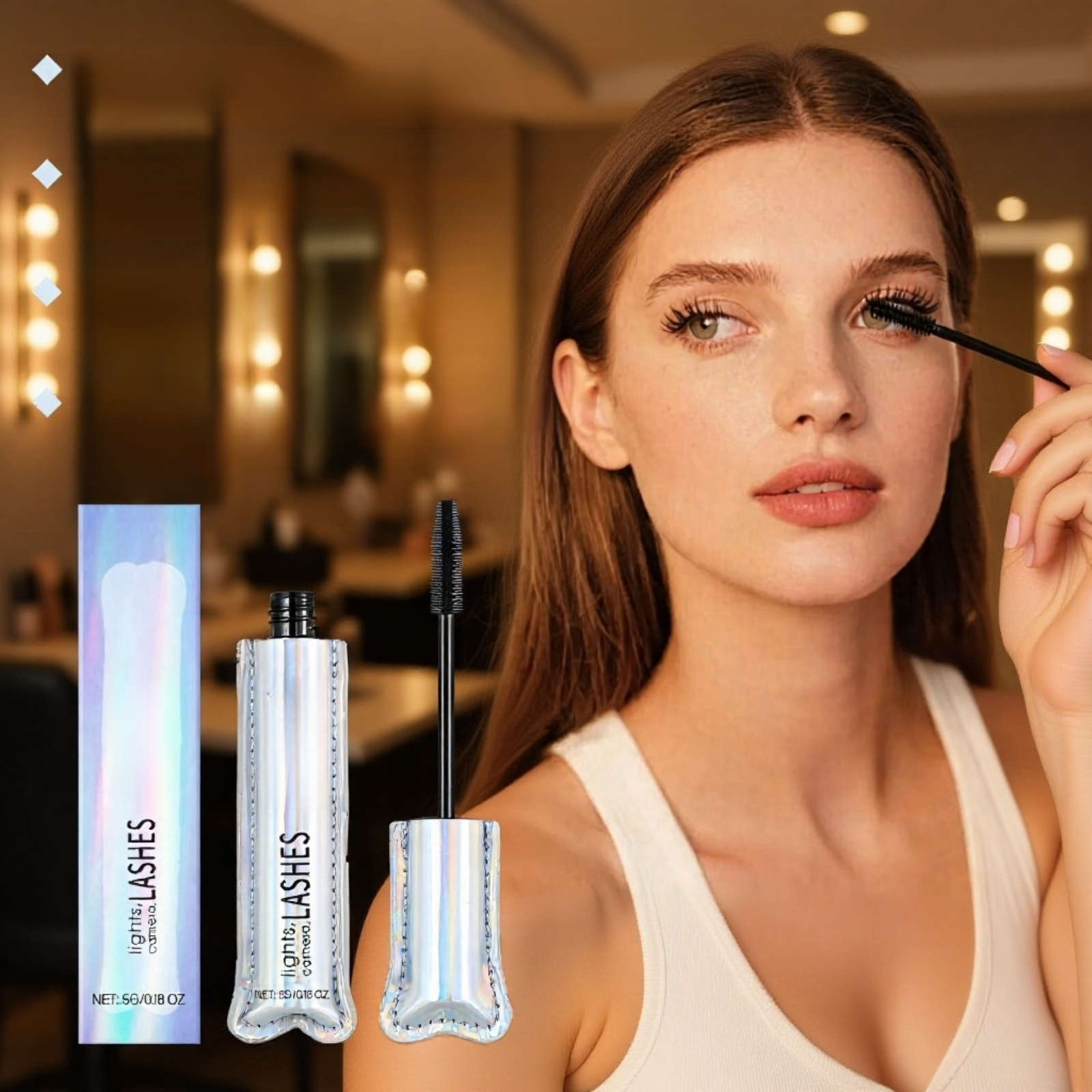 ماسكارا لرموش منحنية وثابتة بمظهر طبيعي