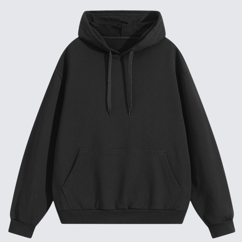 簡約基礎純色連帽衛衣（男女同款）