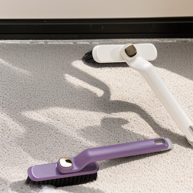 シームブラシ 多目的硬質毛壁ブラシ 浴室タイル隙間掃除ブラシ 回転ブラシヘッド