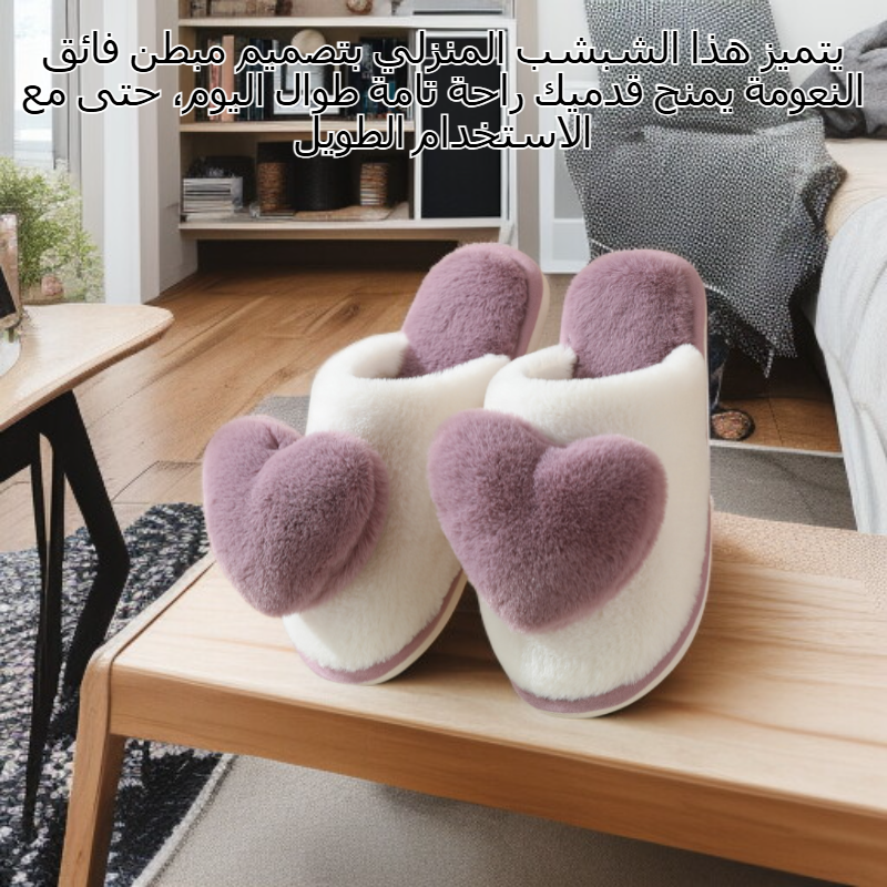 شبشب منزلي مبطن ناعم وغير قابل للانزلاق