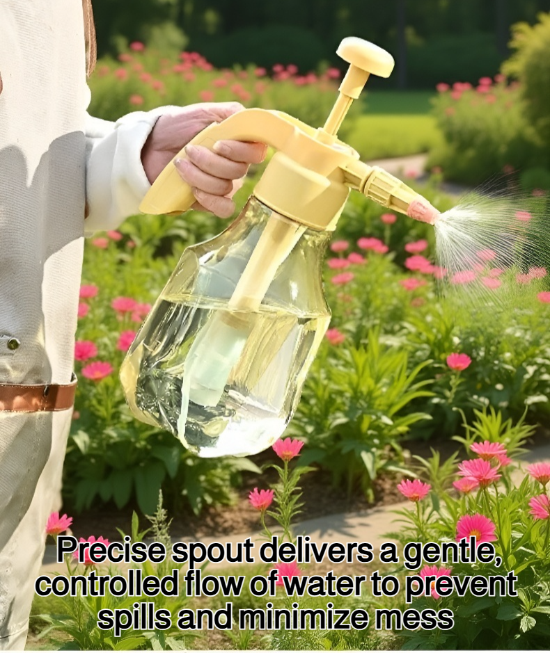 Classic metal watering can for garden use