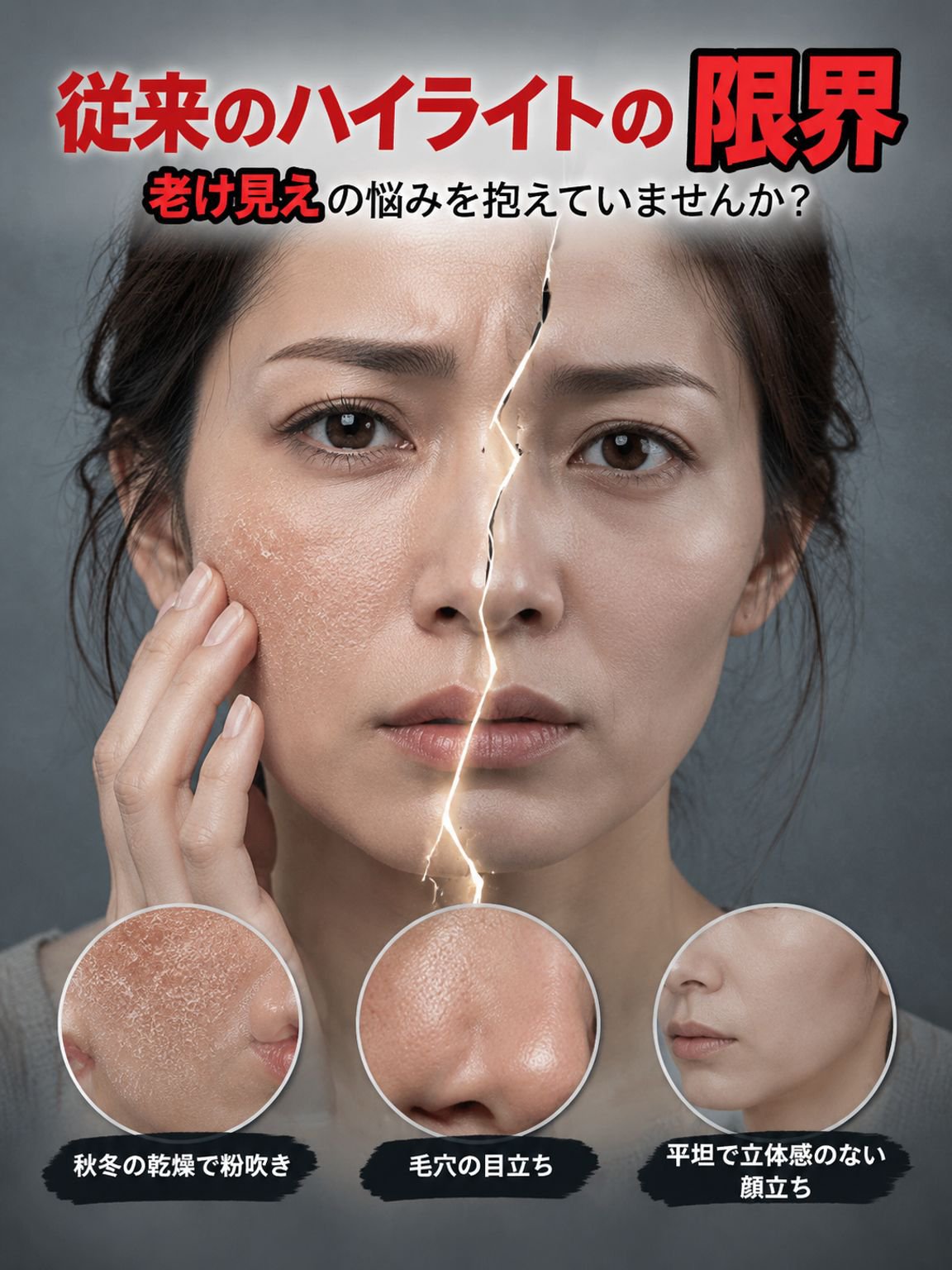 水光チークパウダー ハイライト兼用 サテンツヤ仕上げ 冬新作 3色展開
