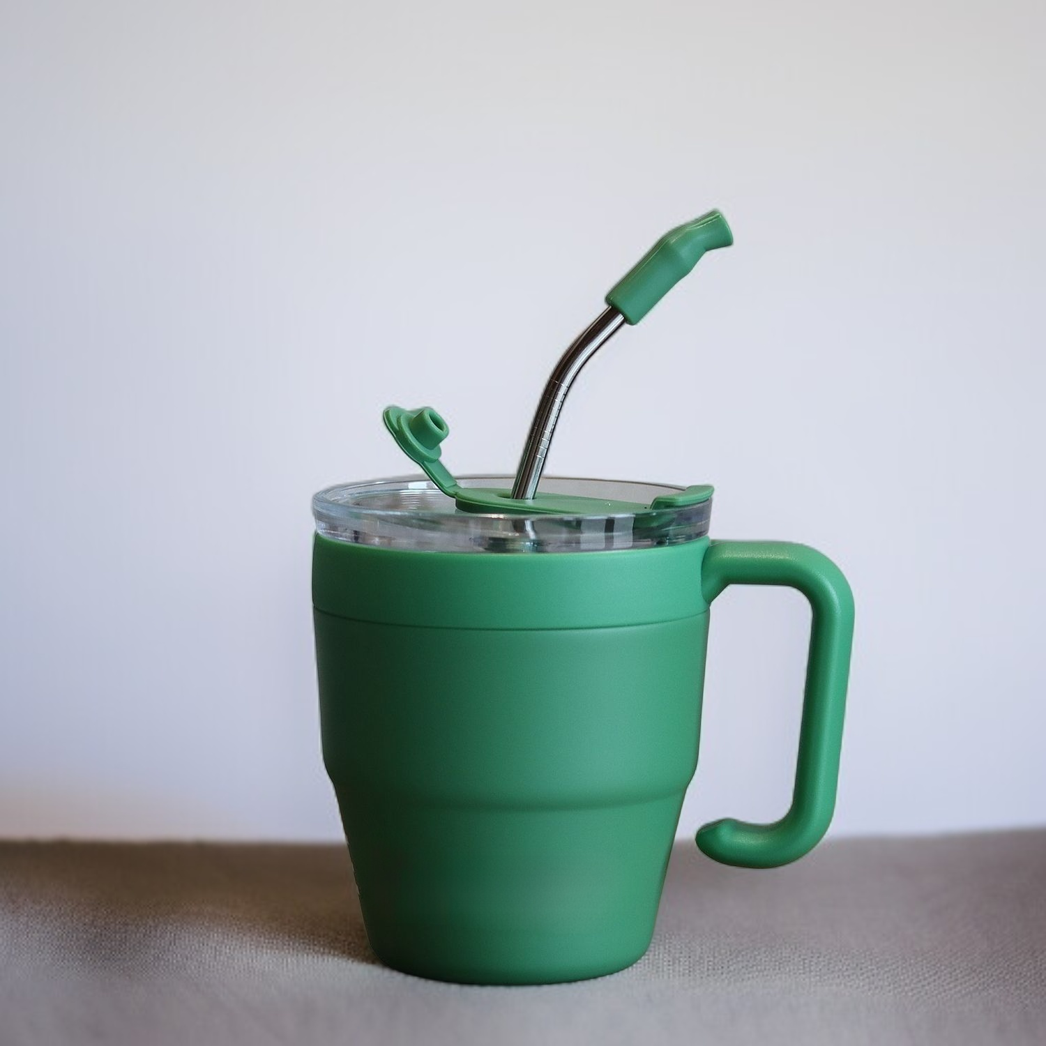 홈 핸들 오피스 물컵 빨대컵