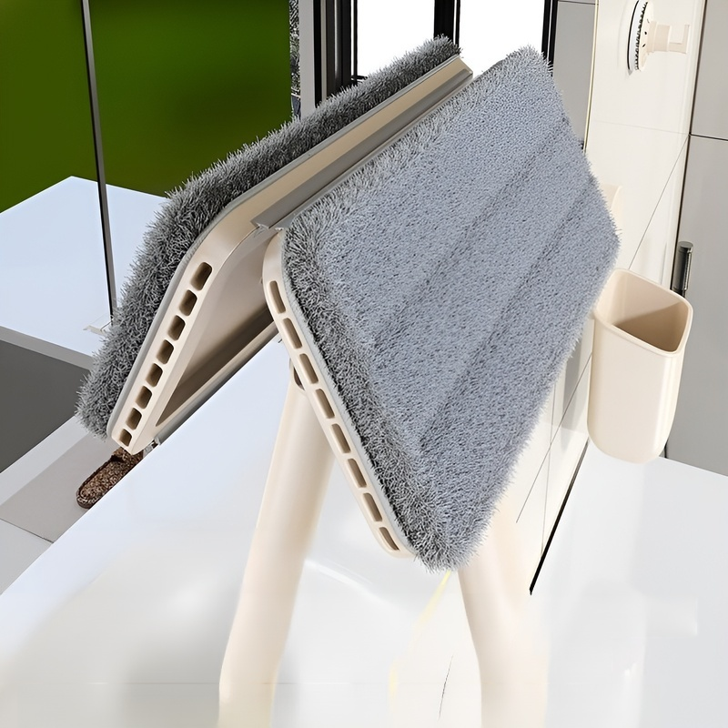 Mini multifunction automatic clip cloth desktop small mop lazy handsfree use mop