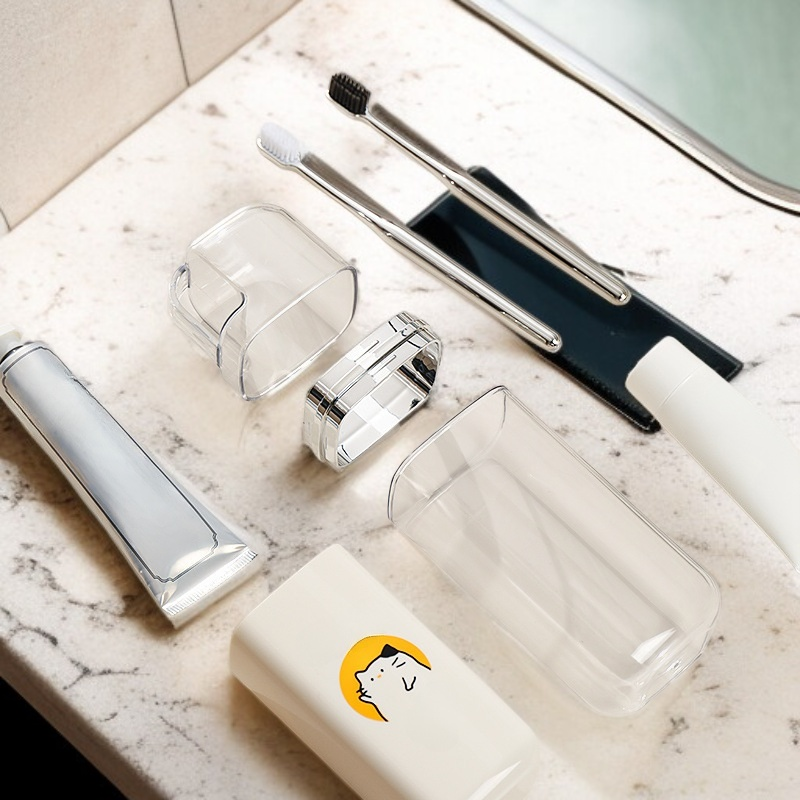 3 in 1 칫솔 보관 양치 컵