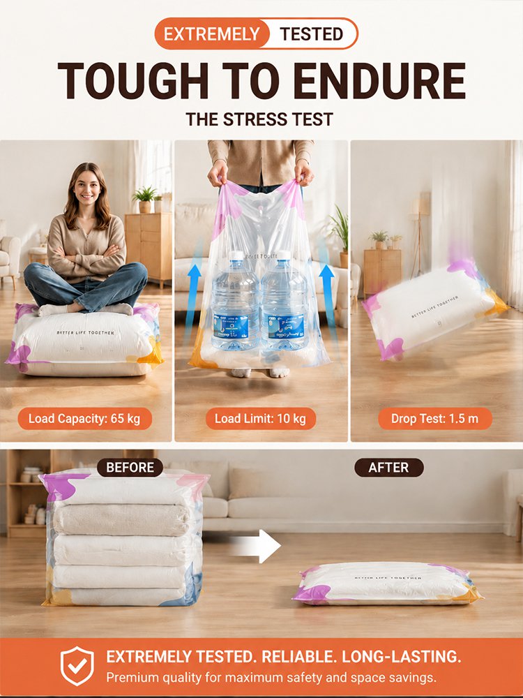 [Storage Black Technology] 3D Wrinkle-Resistant Vacuum Compression Storage Bag