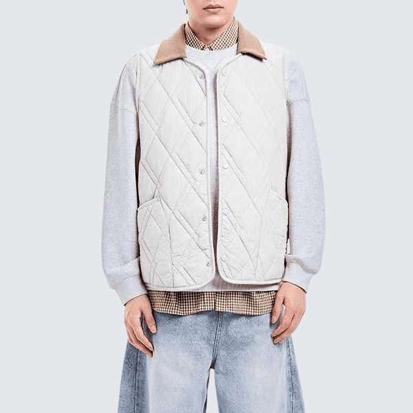 可拆領男女羊毛馬夾 