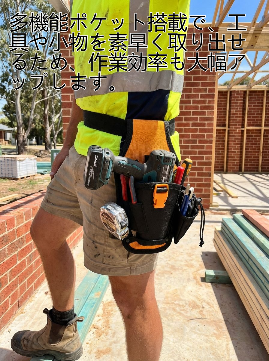耐摩耗性ウエストバッグ正面画像