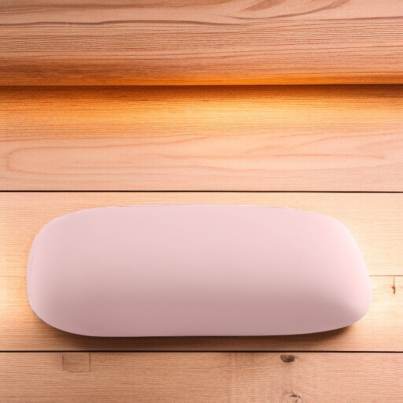 Cojín refrescante y absorbente para siestas, diseño ergonómico curvo, soporte ancho