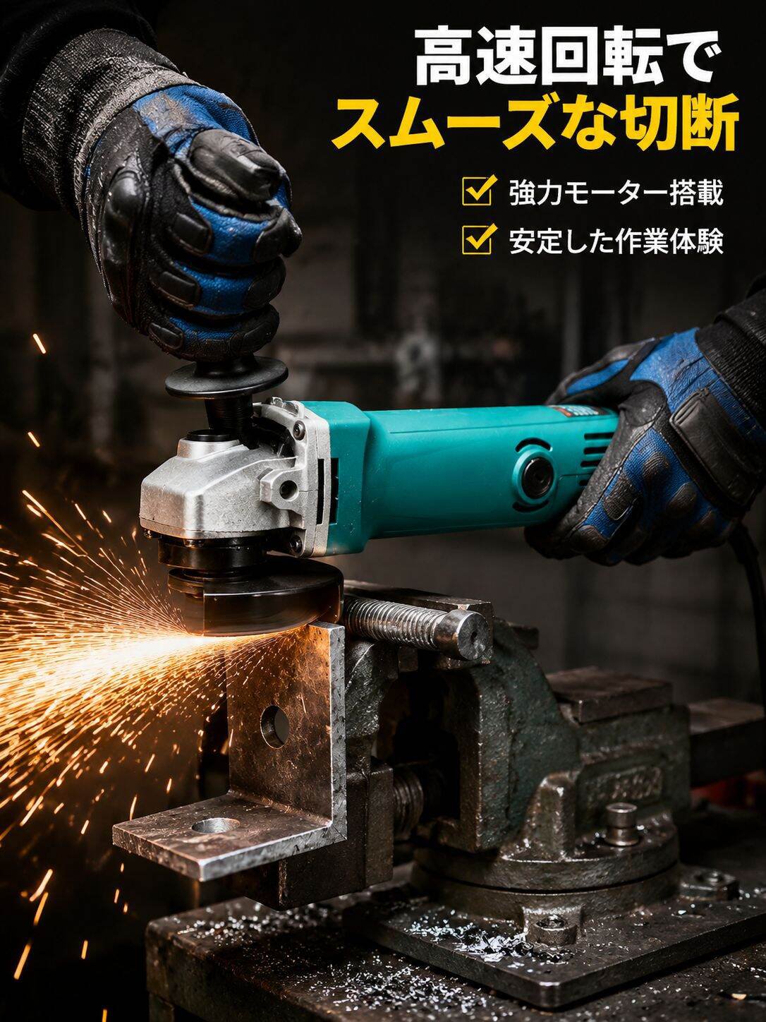 家庭用工具セット 電動ドリル＆ディスクグラインダーコンボ