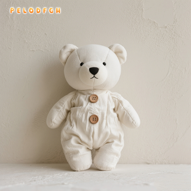 Klasická plyšová panenka medvídek v hnědé barvě