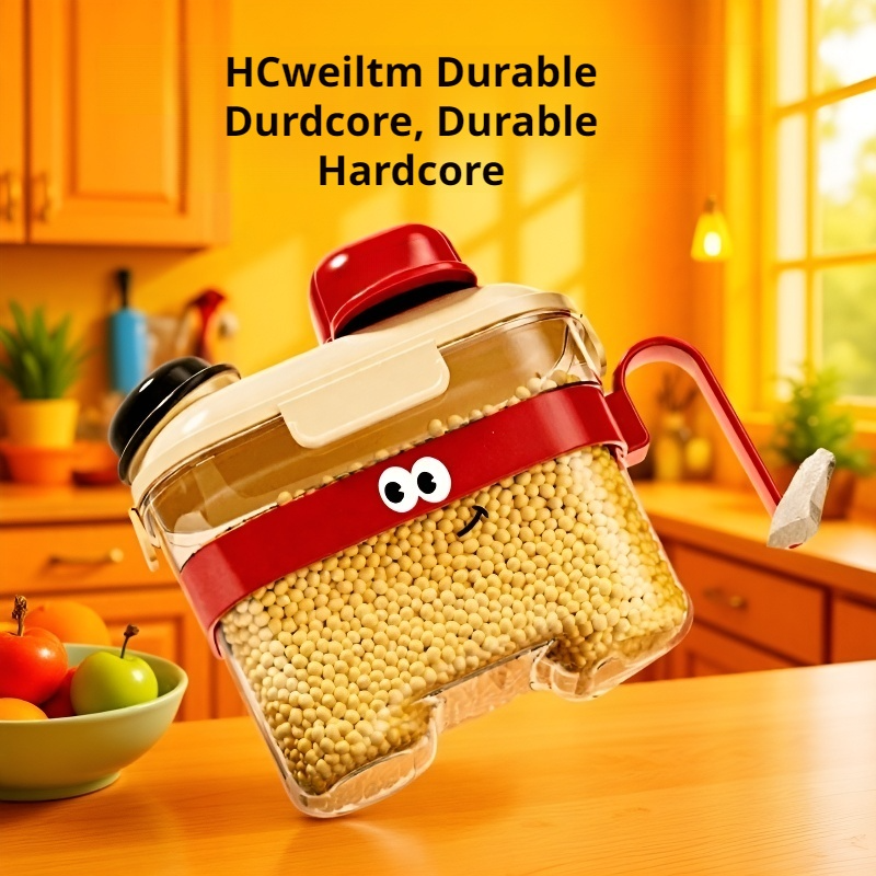 Bote de Almacenamiento Hermético para Cocina, Ideal para Granos, Cereales y Snacks