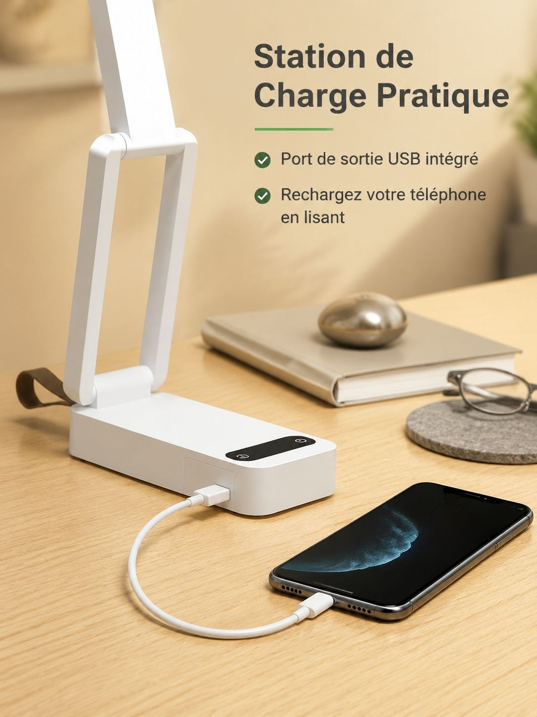 Lampe de bureau LED pour enfants avec protection des yeux