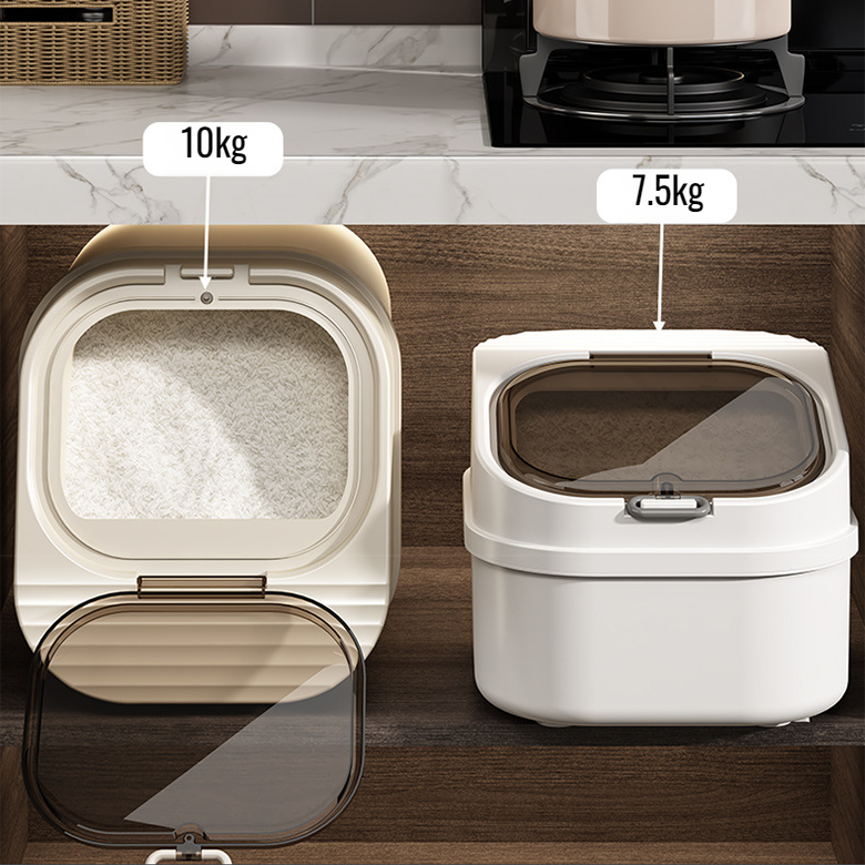 五穀雑穀収納ボックス キャビネット式米・麺収納容器 防虫防湿ペット用米桶