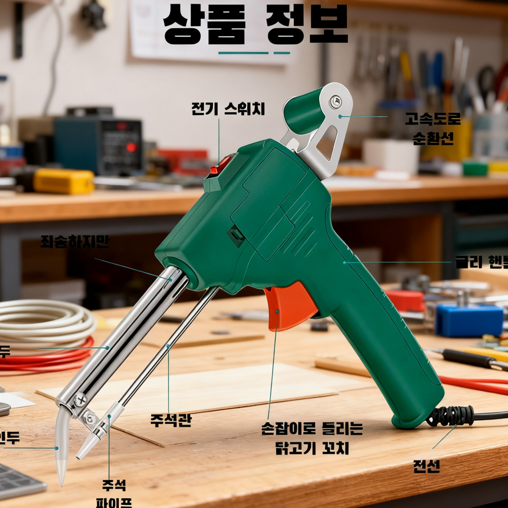 핸드헬드 열식 납땜건 