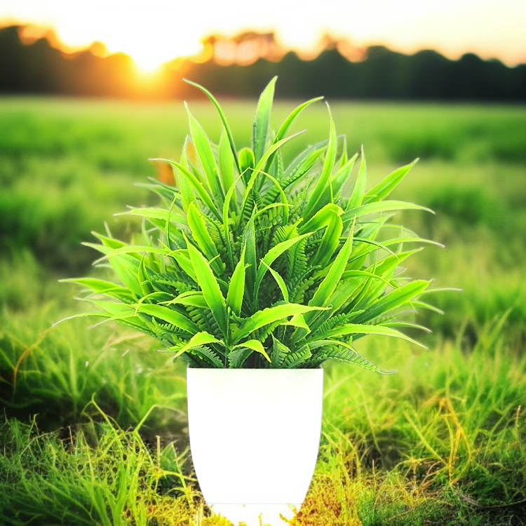 フェイクユーカリグリーン植木鉢付き