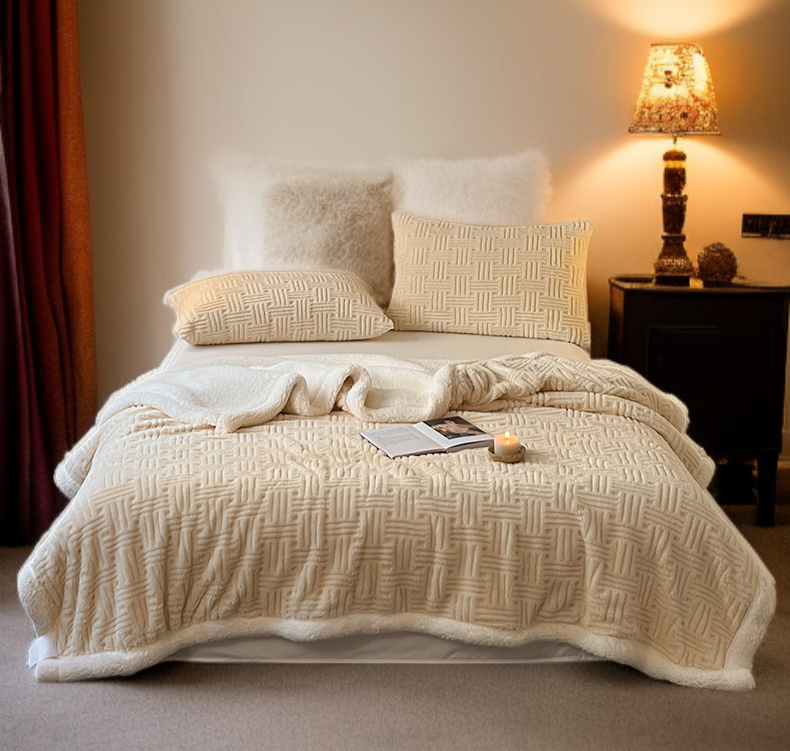 雙層加厚羊羔絨材質