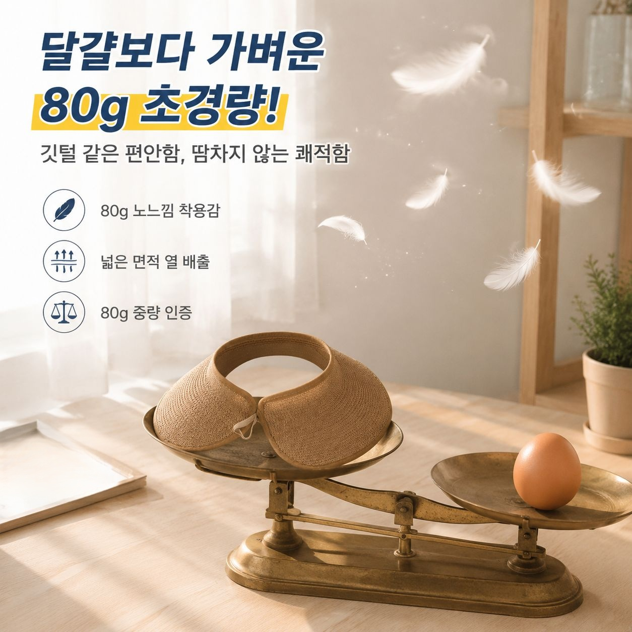 자외선 차단 폴딩캡 여름 여성 밀짚모자 썬캡
