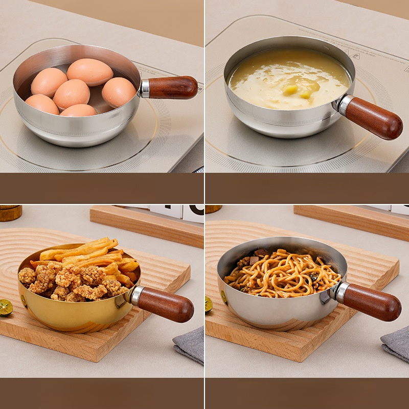 Small Thickened Stainless Steel Milk Pot Without Coating