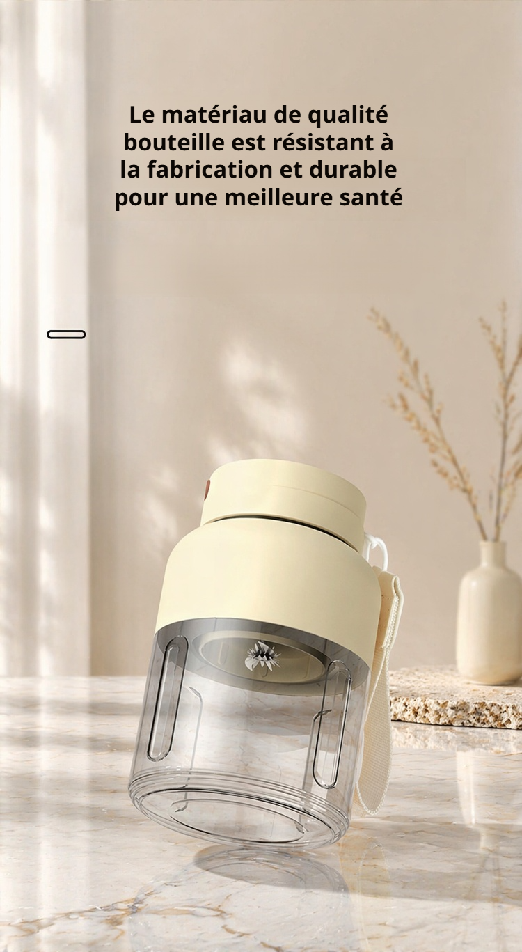 Vue détaillée de l'extracteur de jus sans fil