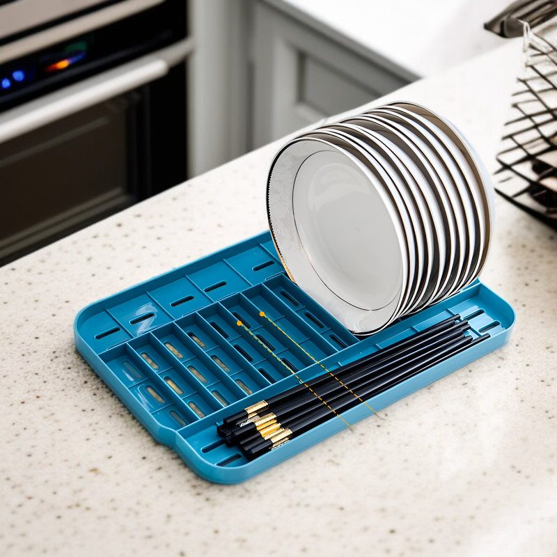 Bowl and Chopsticks Storage Box with Lid