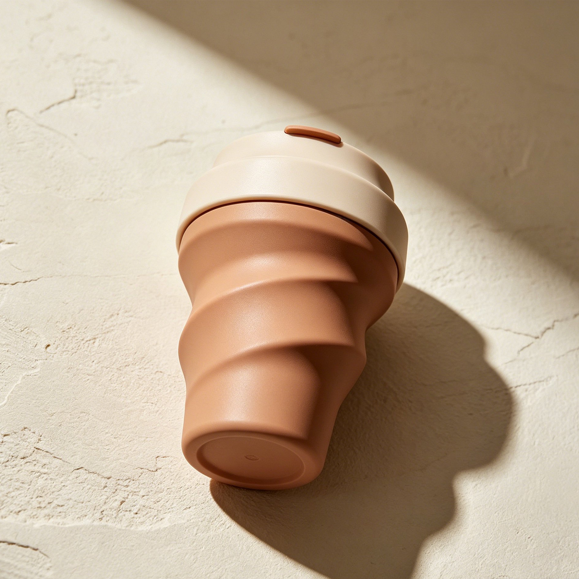 Gobelet réutilisable en silicone pour voyage