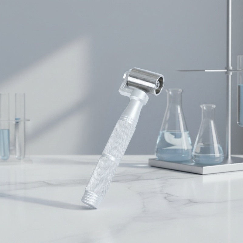 스테인리스 시트지 휠을 벽에 장식한 예시