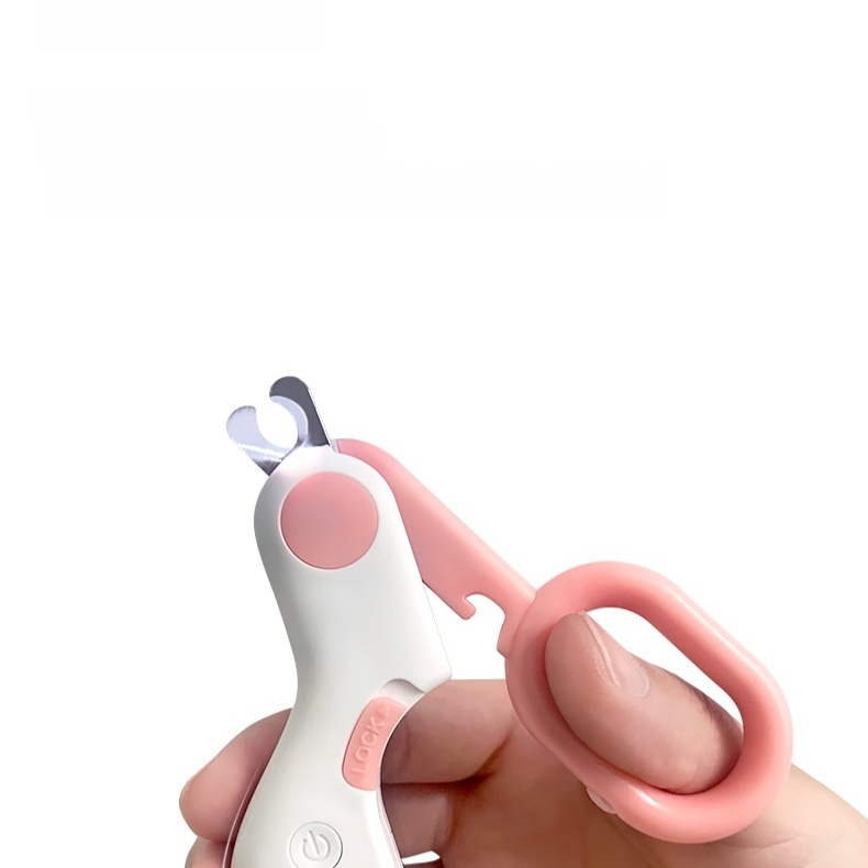 Cat nail clippers with light
