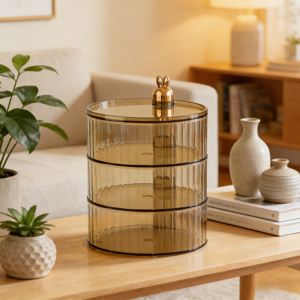 時尚客廳多層瓜子乾果收納盤