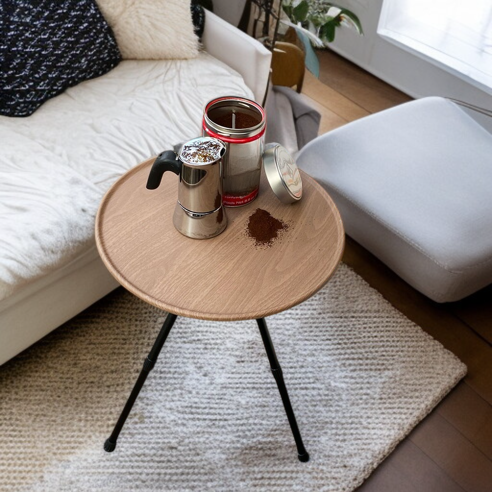 캠핑용 원형 사이드 테이블