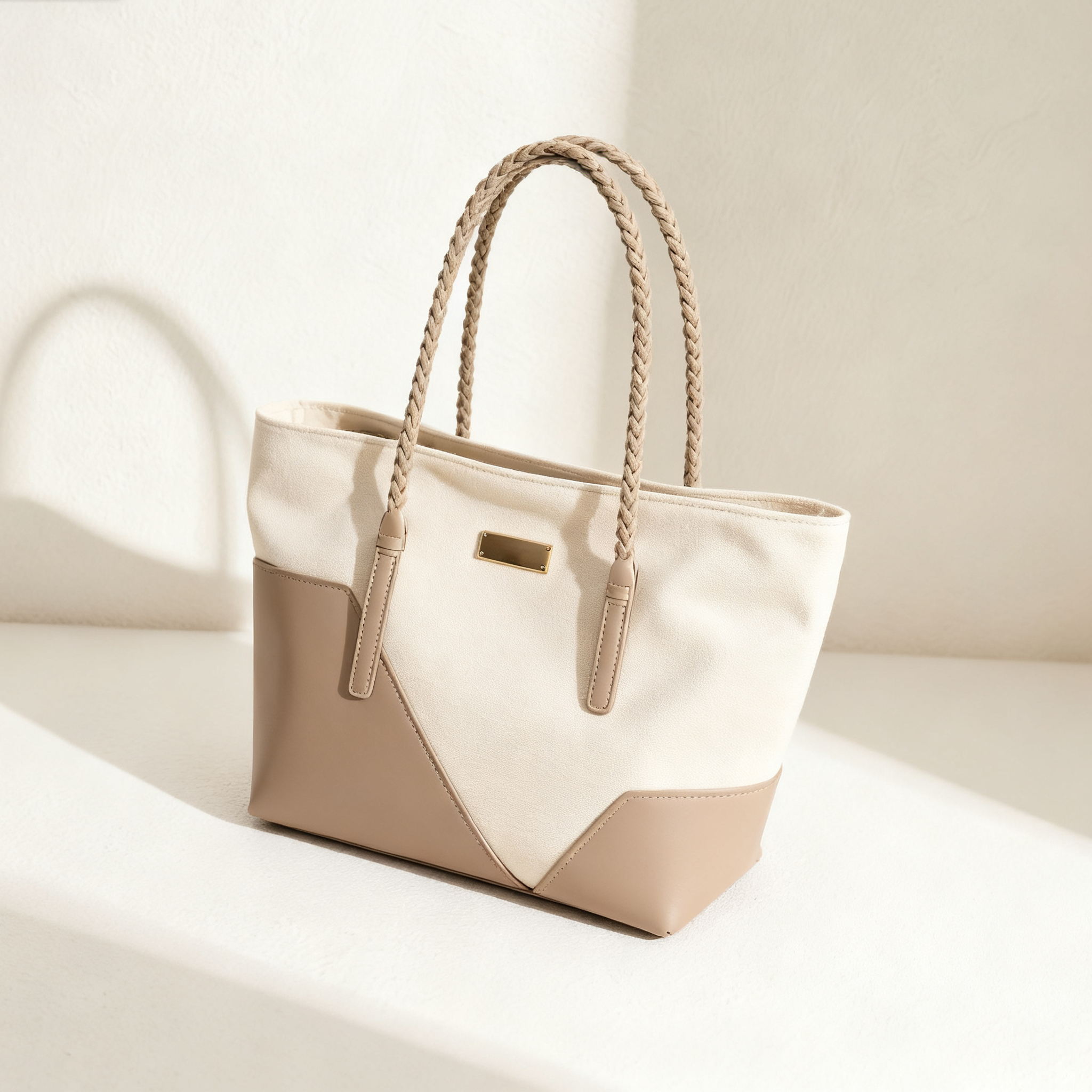 กระเป๋าผ้าแคนวาสแบบเรียบง่าย สีพื้น