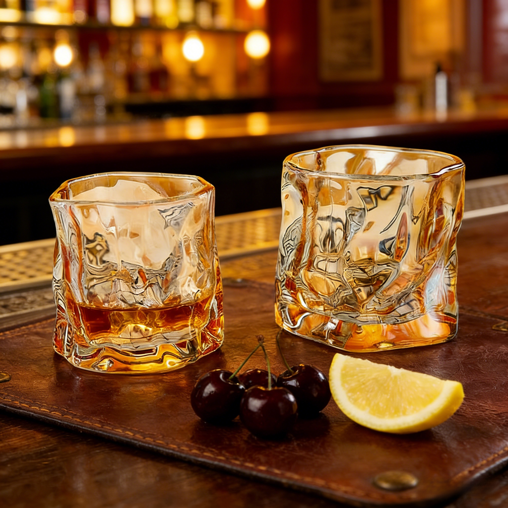 Glass twist cup