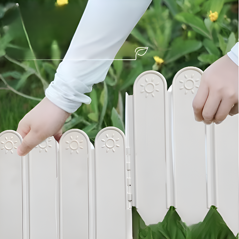 美しく耐久性のあるプラスチック製の花壇フェンス