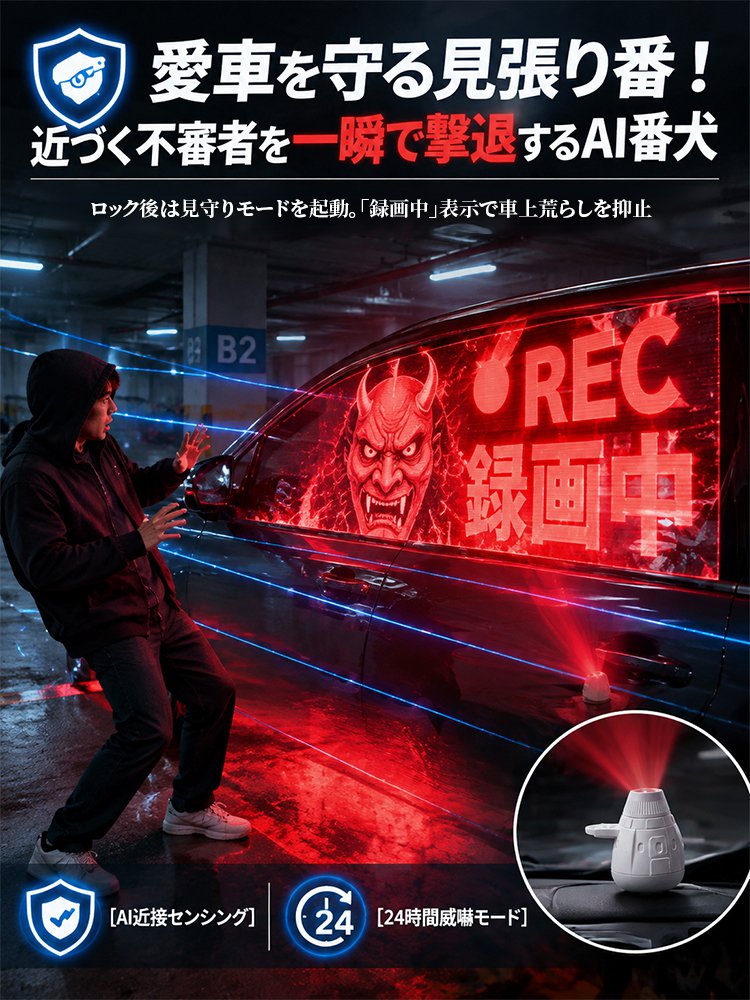 USB対応クリスマスホログラム車載プロジェクションライト