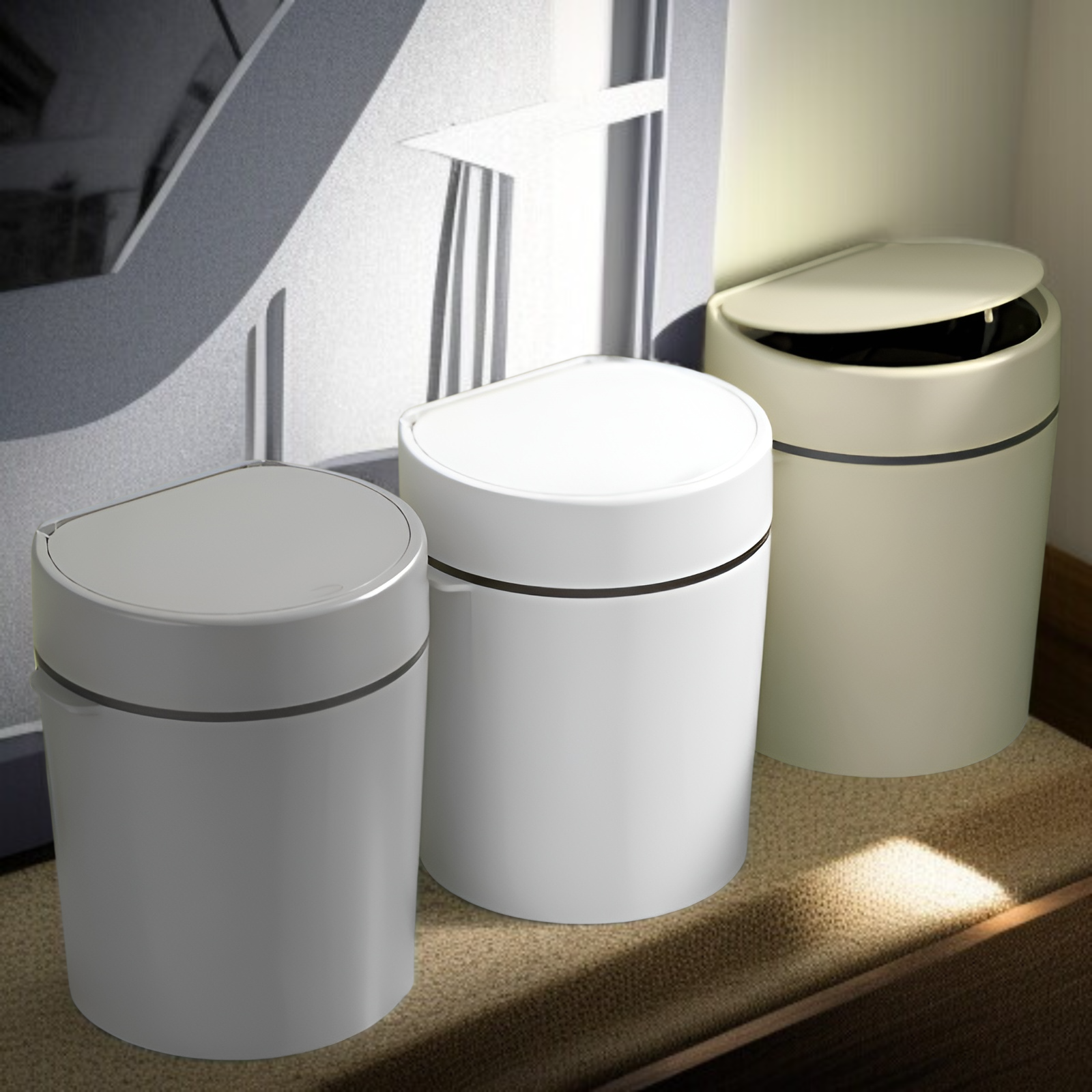 家庭用キッチン大口径ゴミ箱リビングルーム大容量ゴミ箱アロマセラピー収納収納バケツポップアップ蓋収納バケツ
