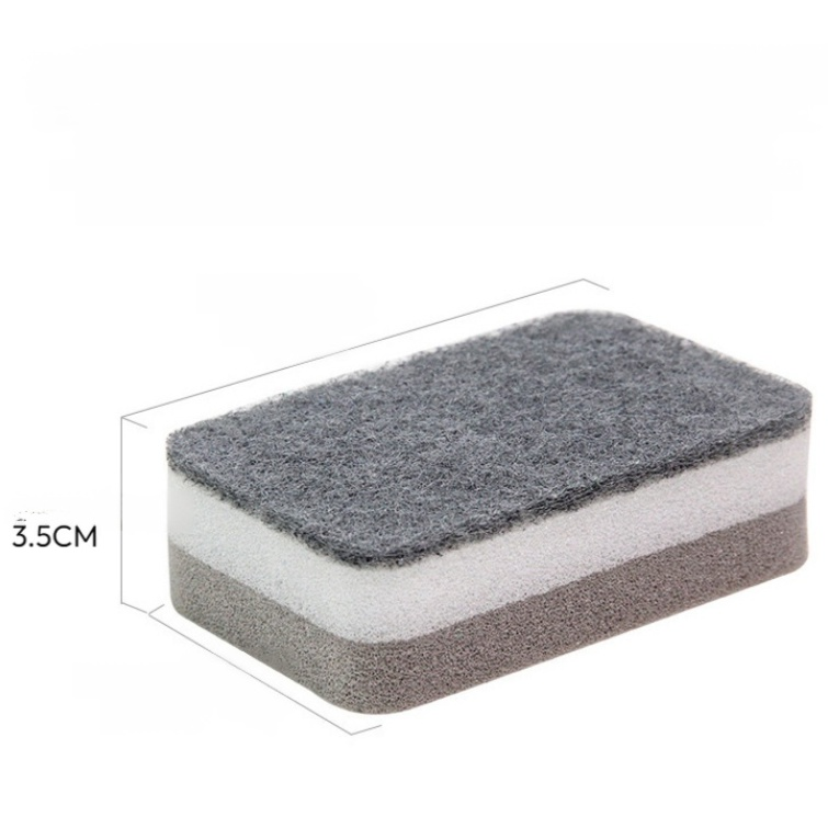 Esponja de limpieza duradera de doble capa