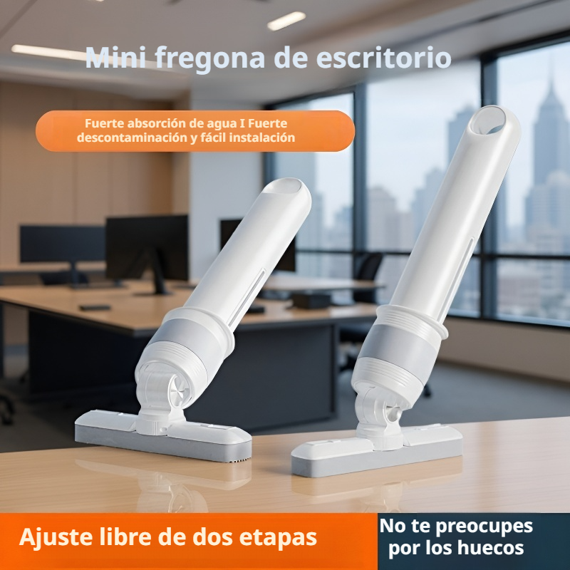 Fregona portátil pequeña, limpieza fácil sin lavar a mano