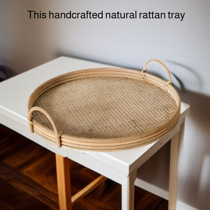 Rattan Woven Tray Tea Plate